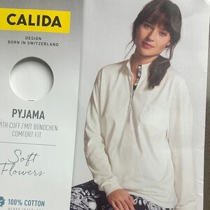 NWT Luxury brand CALIDA Switzerland 🇨🇭 Pyjama Top